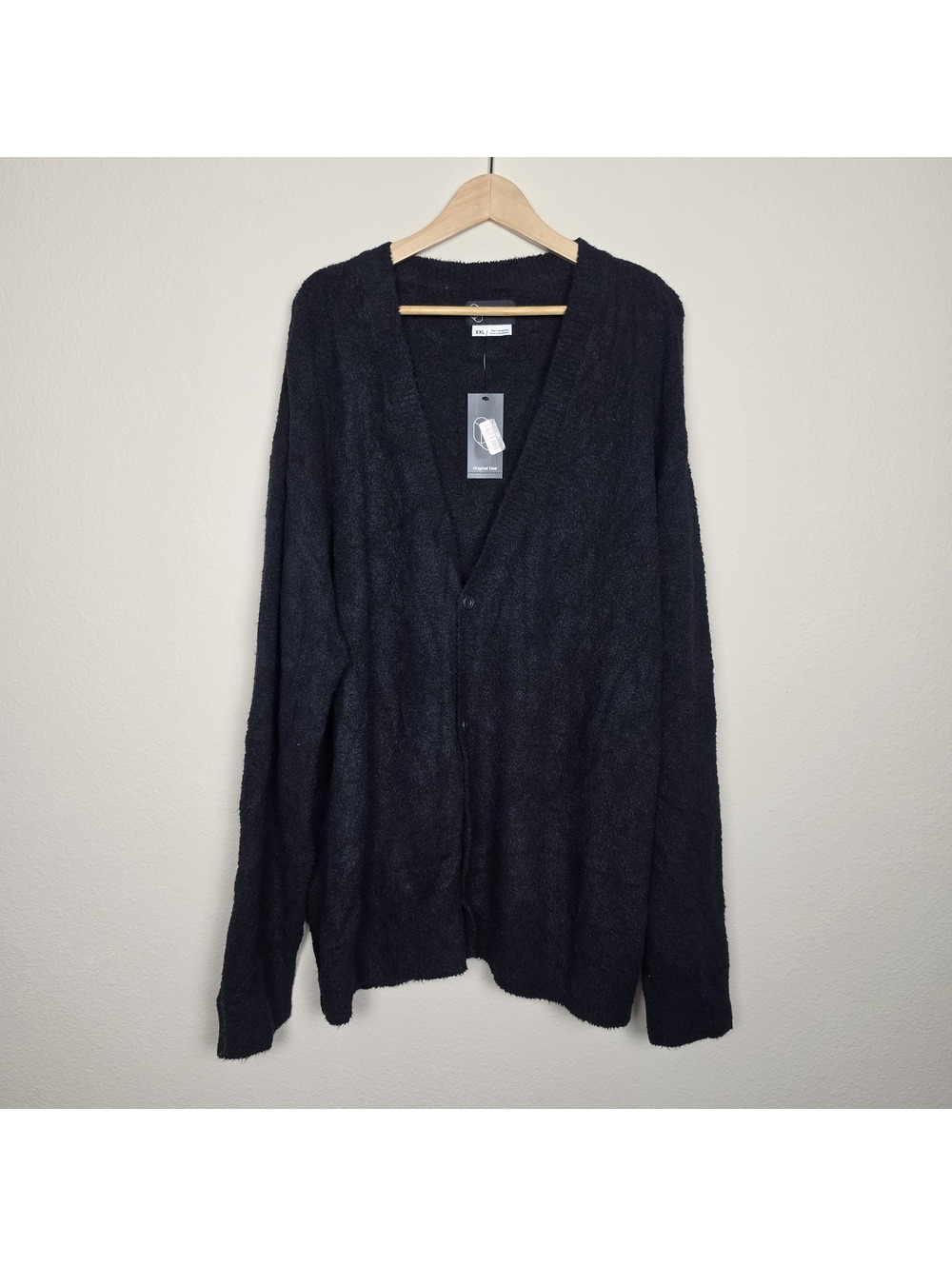 Original Use Men's Open Neck Cardigan XXL